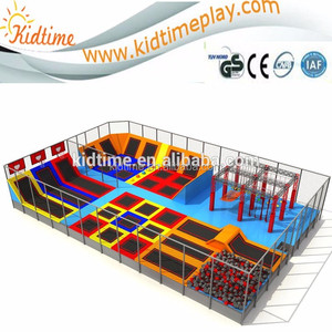 Khối Lập Phương Dodgeball Bọt Biển Hồ Bơi Trong Nhà <span class=keywords><strong>Trampoline</strong></span> Công Viên Dài Sử Dụng Trampolines Với Bọt Pit Để Bán - Product Image 2