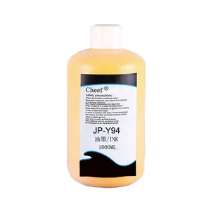Tinta com solvente amarela de secagem rápida cheef, JP-Y94 para tinta de impressora de carachi