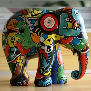 Polyresin Grote Dier Olifant Standbeeld Grote Plastic Standbeeld