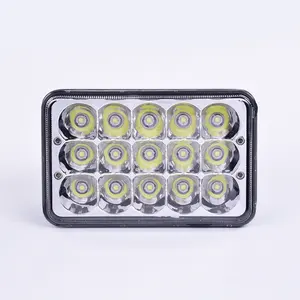 5 "Fernlicht 45W 4 X6 Quadratischer LED-Scheinwerfer Mit DRL 5" LED-Arbeits lampe für LKW