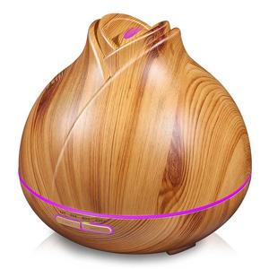 Commercial oem bois grain aroma huile essentielle diffuseur murmure 7 couleurs - Product Image 1