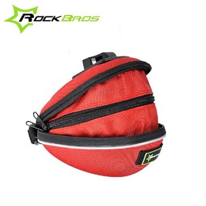 Rockbros portátil Road <span class=keywords><strong>MTB</strong></span> bicicleta ciclismo Saddle Asiento bolsa Hardshell Fixed Gear Fixie accesorios de la cola bolsa - Product Image 2
