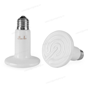 Lámpara de Calor Infrarroja de Cerámica de 90 mm y 100 W, Bombilla Emisora de Calor Negra para Reptiles, Calentador para Terrarios, Criadora de Pollos, Tortugas, Acuarios, Serpientes - Product Image 2