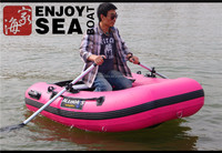 Petit bateau de pêche gonflable en PVC rose, pour 1 personne, fait à la main, vente en gros,