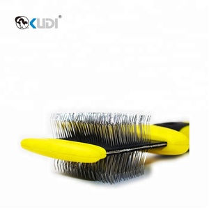 Kudi escova de cabelo de duas tamanhos, ferramenta de penteado para cães, bichos de estimação, escova cortante de mão - Product Image 5