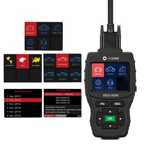 Herramienta de Diagnóstico Automotriz Multidiagnóstico Profesional AUSLAND MDS-9099, Sistema Completo, Función Completa, Lector de Códigos, Actualización Multi-idioma - Product Image 5