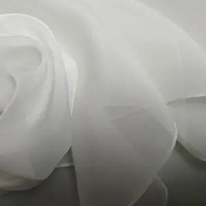 wholesale plain white silk scarves 8mm habotai for dying