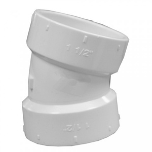 Plumbing Bathroom Fixtures Related 4 inch Dia PVC DWV Fittings 22.5 Elbow Type