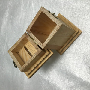 Handmade Piggy Bank Birthday Gifts' for Girls Boys <strong>Square</strong> <strong>Shape</strong> Coin <strong>Box</strong> <strong>Money</strong> Storage Safe Holder Custom Wooden Piggy Banks - Product Image 4