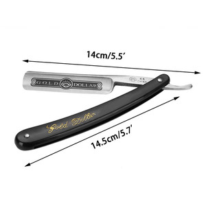 Cổ Điển Thẳng Cạnh Thép Không Gỉ Tóc Shaper Của Nam Giới Của Nhãn Hiệu Cạo Râu Gấp Dao Cạo Với Nhựa Xử Lý Cho Thợ Cạo Râu Máy Cạo Râu - Product Image 5