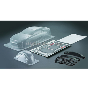 Pièces détachées pour voiture télécommandée PC Clear, carrosserie avec autocollant pour voiture télécommandée <span class=keywords><strong>1</strong></span>/<span class=keywords><strong>10</strong></span> sur route - Product Image 2