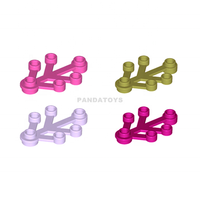 100g-bag Pandatoys Bloques Ladrillo Piezas NO. 2423 bloque planta árbol casa decoración piezas planta hojas ciudad bosque bloque de construcción