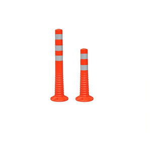 Sicurezza flessibile delineator montanti in plastica colonna di traffico barriera paletto luminoso con catene - Product Image 4