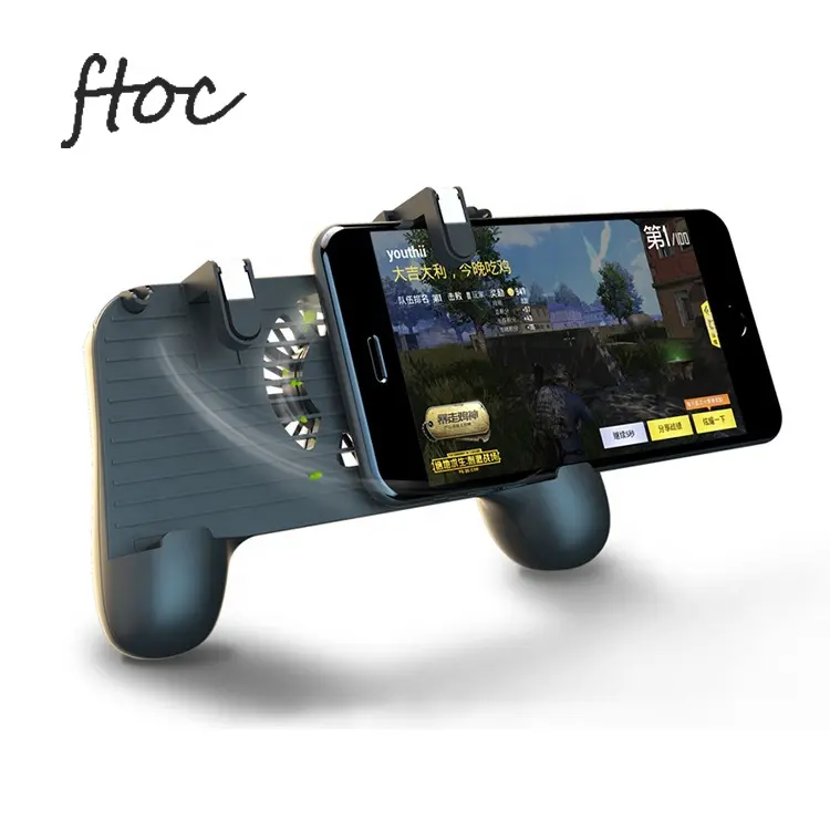 Tersedia Tombol Api Pendingin Game Pemicu untuk Joystick Gamepad dengan Kipas untuk Pengontrol Game Ponsel Android Ios