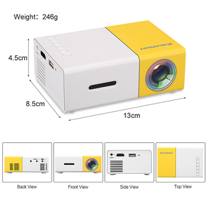 Mini projecteur portable YG300, LED domestique, 1080 HD - Product Image 6