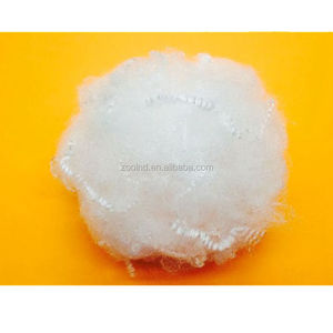 100% 폴리 프로필렌 섬유 흰색 컬 54mm PP 스테이플 섬유 부직포 - Product Image 2