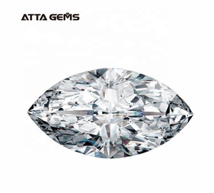 מפעל ישירות מחיר EF חסר צבע המרקיזה לחתוך סינטטי יהלומי Moissanite אבנים - Product Image 1