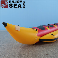Nouvelle arrivée Kayak gonflable en PVC pour 5 personnes, bateau banane pour ski nautique de plage à usage commercial