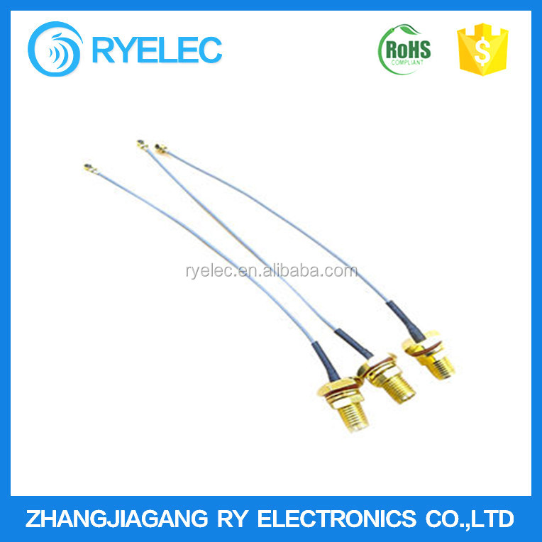 0.81/1.13 RPSMA Cloison à IPex/UFL RF Assemblage de Câbles