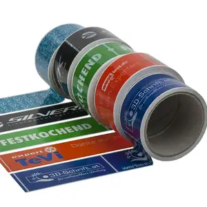 Fita de embalagem personalizada da amostra livre, adesivo impresso