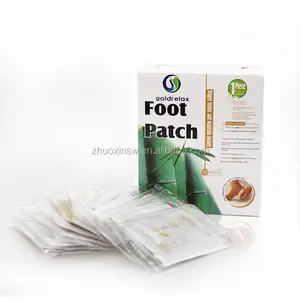 Gift box package 10pcs/box 100% nature detox foot patches