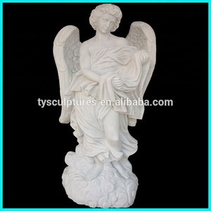 Offre Spéciale sculpture en <span class=keywords><strong>pierre</strong></span> naturelle sculptée grandeur nature sculpture d'ange en marbre <span class=keywords><strong>blanc</strong></span> à vendre - Product Image 2