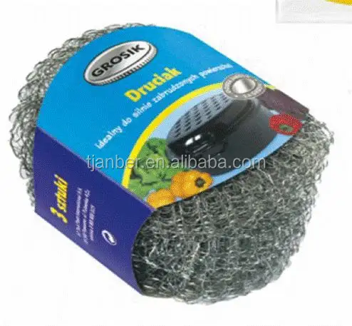 Heavy-duty steel scouring pads cleaning sponge green sponge whatsapp 008613920264894