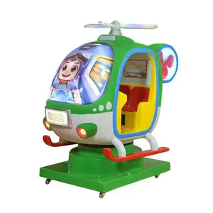 Wholesale low moq Helicopter swing coin ride arcade swing game machine for hire