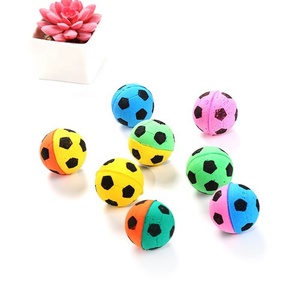 Heyri – balles souples EVA sans danger pour les animaux de compagnie, jouets de <span class=keywords><strong>chaton</strong></span> colorés en forme de Football, jouet interactif à gratter pour chat, Offre Spéciale, bon marché - Product Image 2