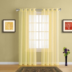 Cortina Transparente Blanca Elegante de Estilo Europeo de <span class=keywords><strong>Diseño</strong></span> Simple en Oferta, Hecha de Tela de Velo <span class=keywords><strong>con</strong></span> Pañuelo Extra Largo para Ventana - Product Image 6