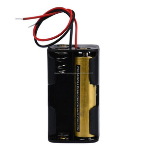Plastica nera cellulare 4xAA (<span class=keywords><strong>UM</strong></span>-* 4) 6 v Battery Holder Box Caso back to back - Product Image 4