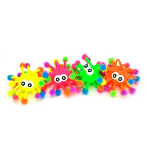 Best Verkopende Knipperend Tpr Materiaal Puffer Bal Speelgoed Mix Kleur Octopus Dieren Puffer Bal Voor Kinderen