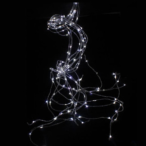 Micro <span class=keywords><strong>LED</strong></span> Bạc Dây Cổ Tích Đèn Giáng Sinh Trang Trí Cây Ánh Sáng - Product Image 4