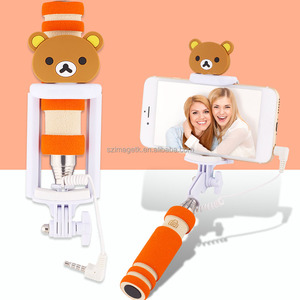 Inalámbrico <span class=keywords><strong>monopie</strong></span> selfie stick para galaxy s2 selfie cable stick controlador para trave toma la foto - Product Image 3