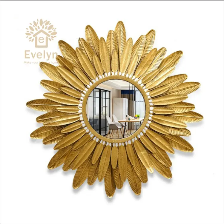 Guangzhou evelyn home decoratieve display 3D reliëf muur decor in metalen