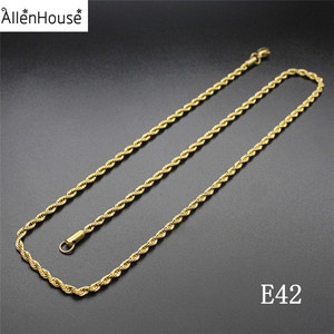 316L in acciaio inox oro/argento scatola catena <span class=keywords><strong>collana</strong></span> con chiusura aragosta classici Unisex gioielli risultati per matrimonio o regalo - Product Image 6