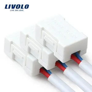 Livolo מושיע של נמוך חלשות LED מנורת לבן פלסטיק חומרים תאורה מתאם