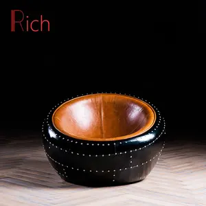 Living Room Decoration Leisure <strong>Chair</strong> Leather <strong>Pod</strong> Ball <strong>Chair</strong> - Product Image 1