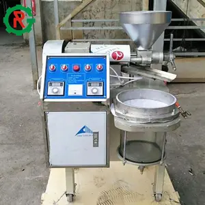 Mini moringa oil extraction machine with screw oil expeller