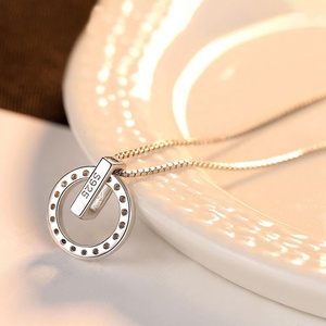 Collar Minimalista CZCITY con Circonita, Cadena Dorada para Mujer, Plata 925, Estilo Veraniego, Brillante - Product Image 6