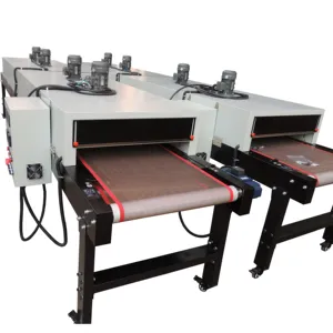 Automatic T-shirt screen printing ND5565 5.5m textile tunnel dryer