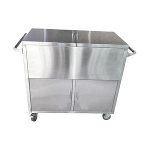 의료 병원 클리닉 환자 식품 유통 따뜻하게 트롤리 배송 카트 스테인레스 스틸 - Product Image 1