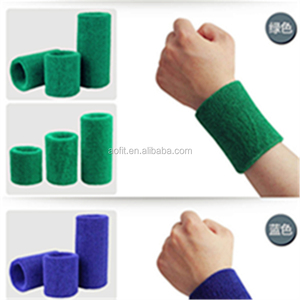 Çin'de yapılan Tasarım Marka Spor Naylon & Pamuk Bilek Ter Bantları, spor Ter Havlu - Product Image 3