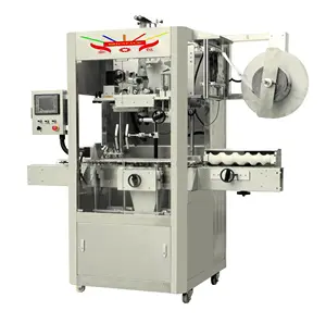 High speed bottle shrink sleeve labeling machine for packing bottle machinery