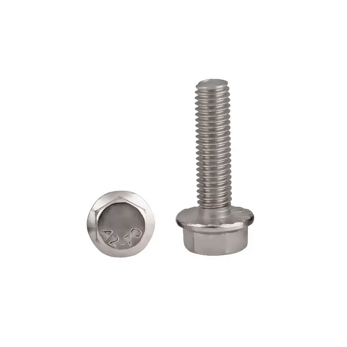 In acciaio inox viti a Testa Esagonale con flangia di 1/4 5/16 3/8 7/16 1/2 9/16 5/8 3/4 7/8 1 inch ANSI ASTM UNC UNF Grossolani filo Sottile