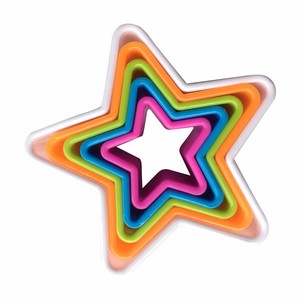 5Pcs/set <strong>Heart</strong> <strong>Cookies</strong> <strong>Cutter</strong> Molds Plastic Cake Mould Biscuit Plunger <strong>Cutter</strong> - Product Image 5