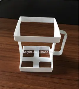 Maniglia di plastica della staffa della maniglia di plastica della scatola della bevanda all'ingrosso per le scatole di cartone del latte