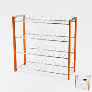3-Tier Pull Out <b>Shoe</b> Rack Versatile Home Furniture <b>for</b> Living Room Dining Hospital Hotel Apartment Durable Metal Material - Product Image 2