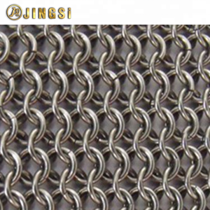 Thép không gỉ chuỗi mail Vòng lưới cho phân vùng tường tốc độ cao mở rộng kim loại Khắc Máy ép trái cây Sàng thép không gỉ - Product Image 4