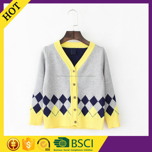 Long tricot mode mélange de fil , plus la taille vente chaude laine OEM <span class=keywords><strong>chidlren</strong></span> manteau - Product Image 5